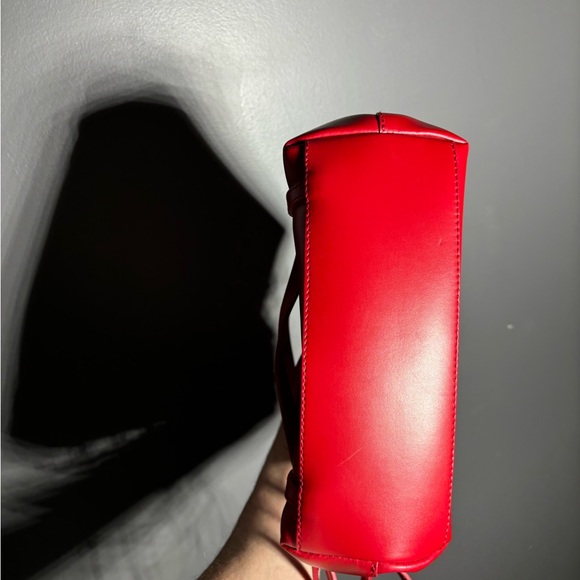 Vintage Furla Red Leather Mini Backpack - Picture 6 of 9